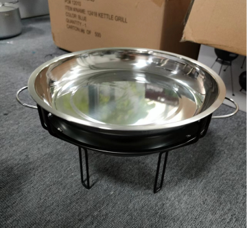 Outdoor garden Round Fire Pit charcoal  burning Fire Bowl BBQ Grill alcohol furnace for camping