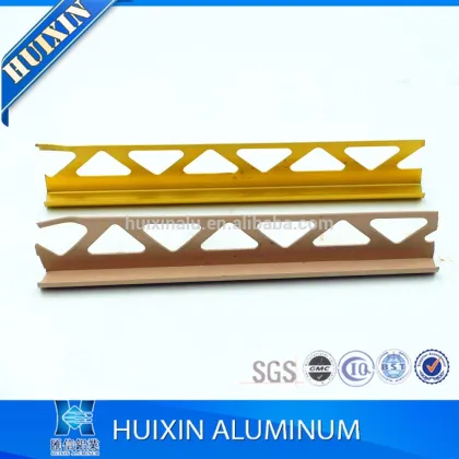Foshan tile decor trim Matt bronze tile decor trim 6063 tile leveling clips