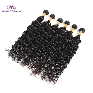 Dropshipping Wholesale Virgin Brazilian Hair Water Wave Hair Extensions Human Hair Bundles Sample