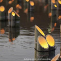 Декоративное светодиодное освещение из бамбука для ночного двора