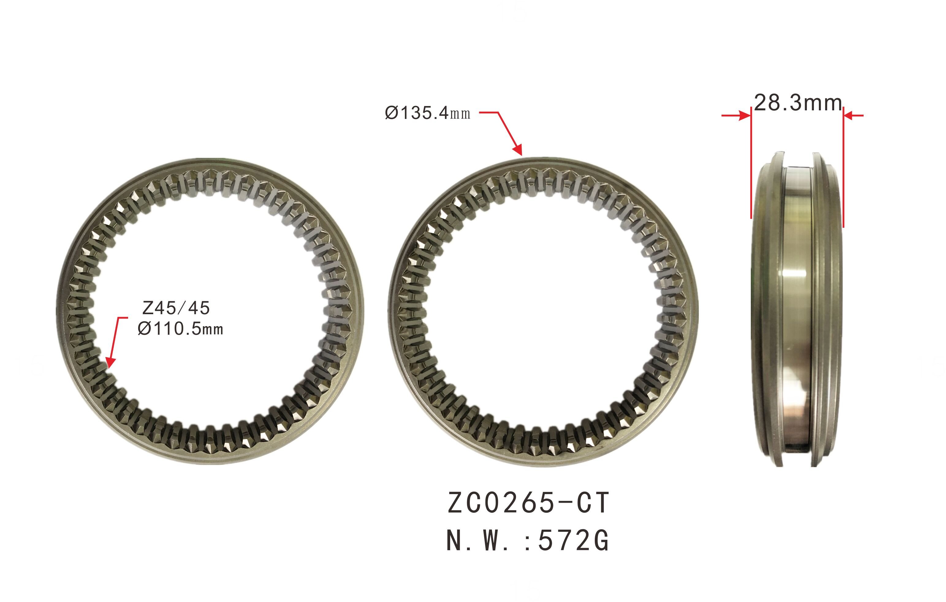 حلقة Synchronizer لقطع الأجزاء التلقائية لـ ISUZU OEM 8-97241-296-1/8-97241-295-2