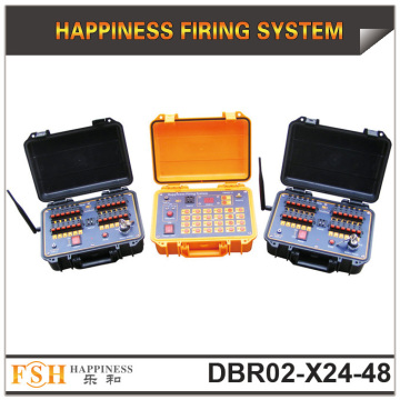 CE passed 300~500M 48 channels wireless remote control Salvo and Sequential (Rapid) fire Fireworks Firing System (DBR02-X24/48)