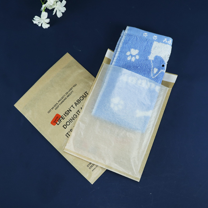 Kraft Glassine အထည်ချုပ်အိတ်များ