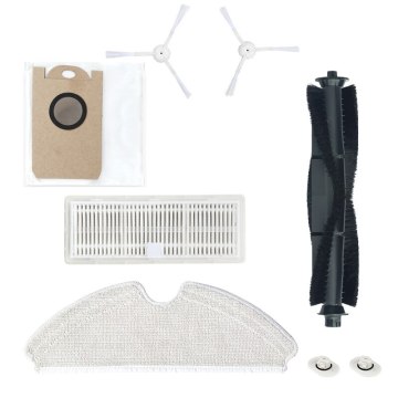Lenovo T1 Pro LR1 PRO Robot Vacuum Cleaner Replacement Parts and Accessories: Filters, Brushes, Mop Cloths, and Dust Bags