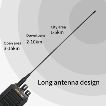 Ecome ET-600 à longue portée bidirominie Ham 10w UHF VHF Walkie Talkie