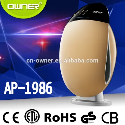 2015 new design HEPA filter air purifier cigarette smoke in home or office