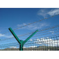 Steel picket fence airport west