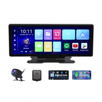4G Dashcam with AI Box, Carplay & Android Auto, ADAS, GPS, and Multimedia Player