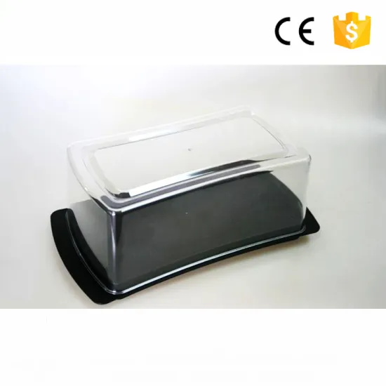 OEM custom Plastic ice cream cake box wholesale customized clear plastic cake box