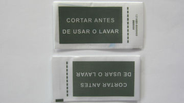 eas alarm clothing label/with soft label inside
