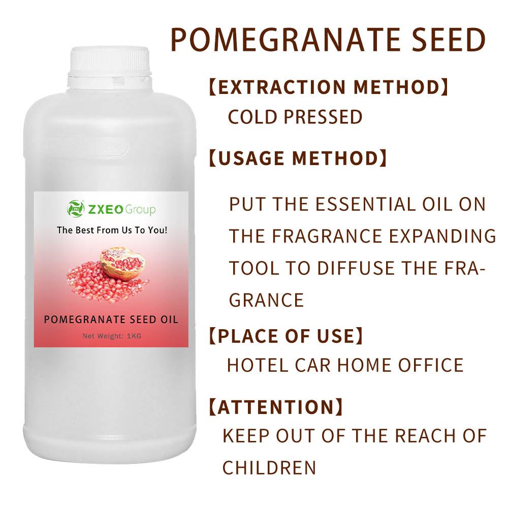 Óleo de semente de romã de aromaterapia pura