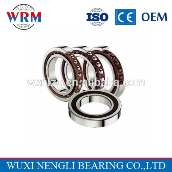 Single bow bearing angular contact ball bearing 7214AC/DT for vacuum priming pump
