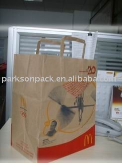 kraft bag with twist handle