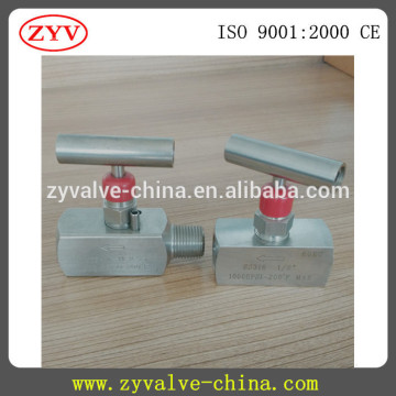 stainless steel 316 needle valve