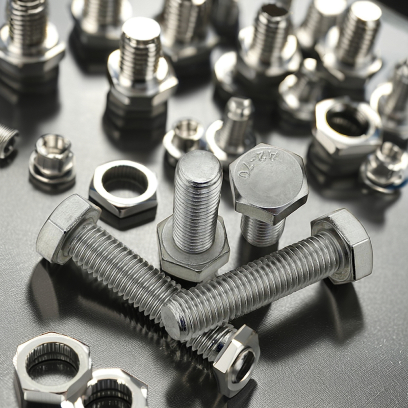 Factory Wholesale A2 Stainless Steel M3-M16 Full Thread Hexagon Bolts DIN 931-933 Hex Head Bolts M4-M10 Sizes Available