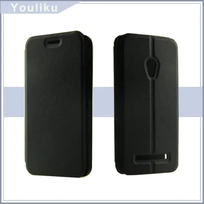 factory price cheap flip leather case for asus zenfone 4 a450cg for zenfone 5