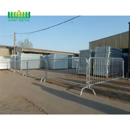 Welded crowd controls barriers