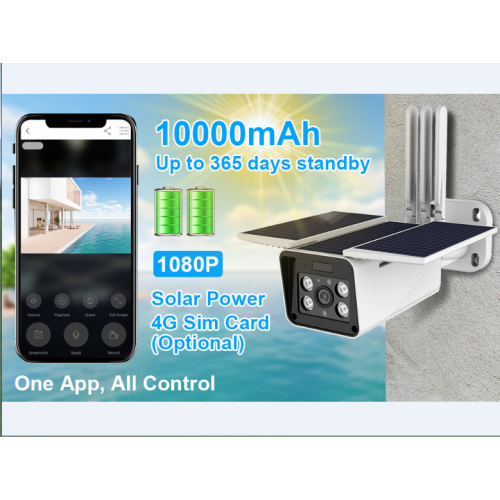 Hot selling Security Camera With Solar Panel