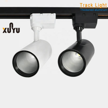 Iluminação de pista de LED de espiga de alta qualidade - 10W a 45W, Black/White 3 Wire Spot Spot Light