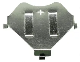 Metal CR2430 Coin Cell Retainer Holder SMD Tin Nickel Plate