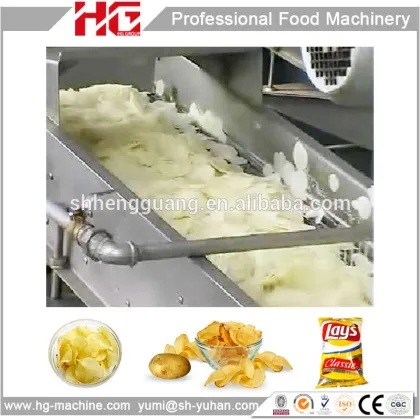 China high quality gas potato crackers production line