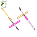 Eyelash Brush with Cap EyeBrow Crystal Brush Applicator