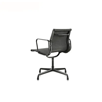 Mesh Aluminum Legs Group Office Conference Armchair