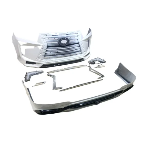 Auto Front Rear Side Parts Bumper Tuning Kit for Toyota Innova LX570 Facelift Body Kit