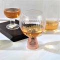 Rose Gold Plated Gin Balloon Glasses