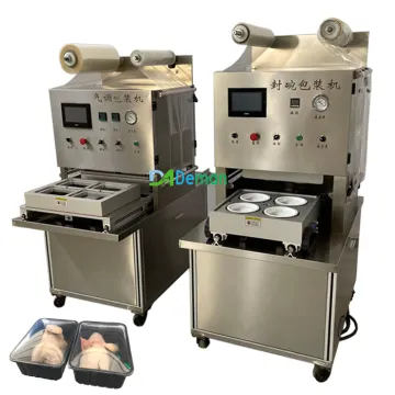 MAP Meat Tray Sealer Packer for Fresh Fruit Trays and Plastic Containers