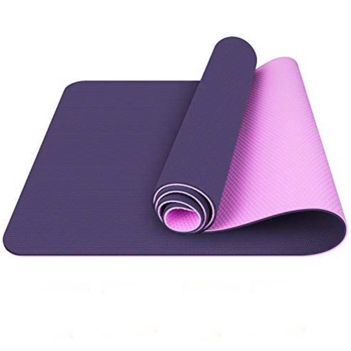 Tapis d&#39;exercice noir Fitness Workout Yoga