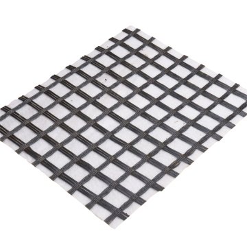 Coated Fiberglass Geogrid Composite With Geotextile By Glue