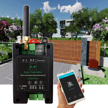 New 999Users G202plus Smart 2G GSM Gates Locks & Parking Systems with Smart GSM Relay Controller and Opener