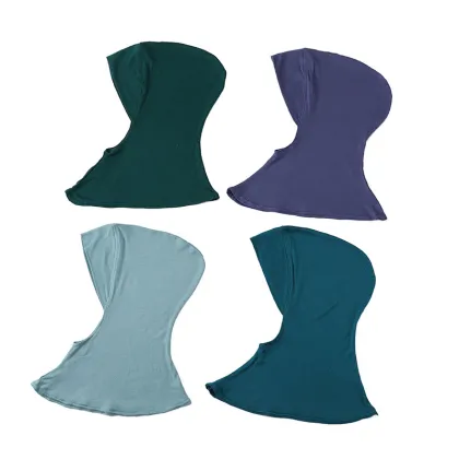 Stretch Adjustable Cotton Modal Islamic Hijab Cap