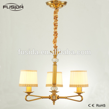 New design material glass and iron white light crystal pendant light