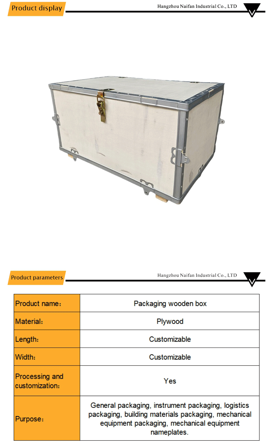 Transportation Wooden Cases Shockproof