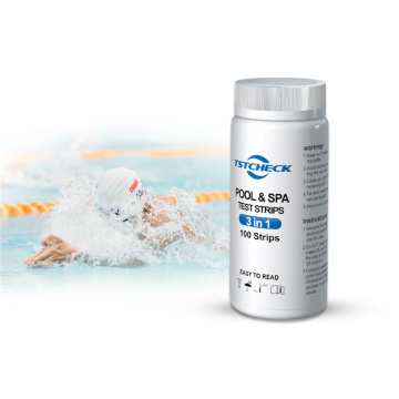 3 IN 1 Chlorine Dip Pool Test Strips Hot Tub SPA