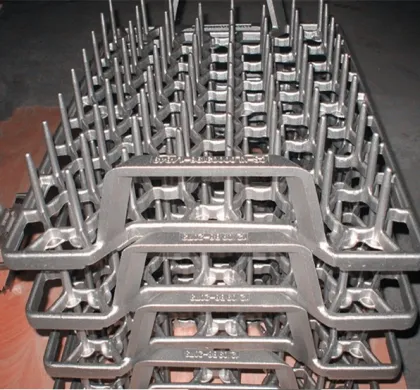 Bottom plate of heat treatment tooling furnace