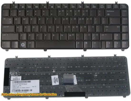 Hp Pavilion Dv5 Series Laptop Keyboard Brozen Color - Aeqt6u00040