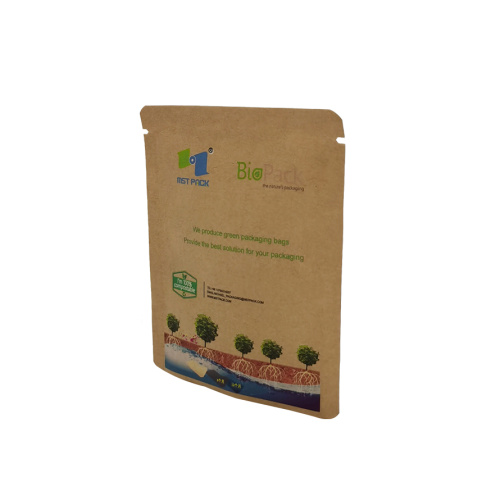 sac plat en PLA biodégradable compostable pour la nourriture