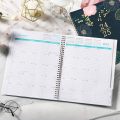 Twin Wire Biding 18 maanden Maandelijkse wekelijkse planner