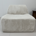 Vertical Ribbed Single Compression Sofa Bed in Soft