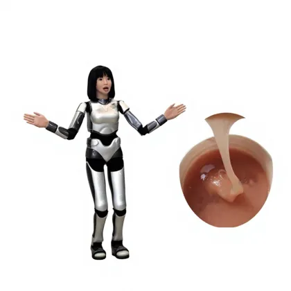 Human Body Silicone for Humanoid Robot Reception