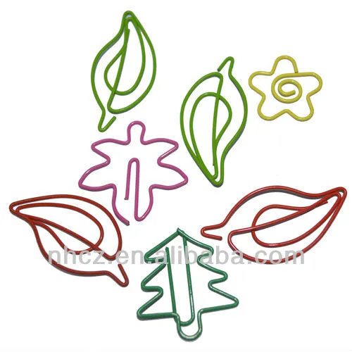 Plant Shaped Paper Clips