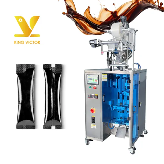 Automatic Vertical Round Corner Liquid Sachet Stick Packing Machine for Soy Sauce Packaging