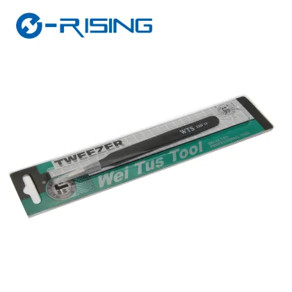 Wholesale OEM Vetus ST-10 High Quality Anti-Static Stainless Steel ESD Tweezers Eyelash Tweezers