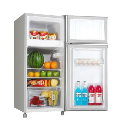 Double-door top freezer combi refrigerator 128L BCD-128
