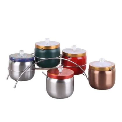 Wholesale Stainless Steel Condiment Set for Salt, Pepper, and Spices