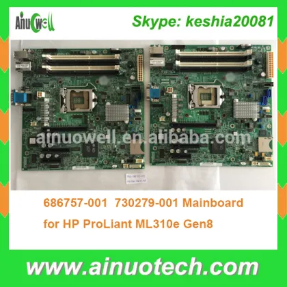 Computer mainboard 726766-001 773064-001server motherboard for HP ProLiant ML310e Gen8 V2 computer system board BDPLANAR MB