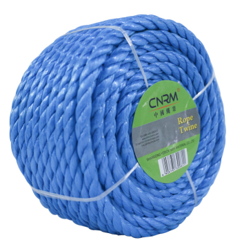 Blue 3-Strand Twisted Polypropylene PP Raffia Rope - 6mm, 8mm, 10mm, 12mm